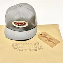 希少品! TENDERLOIN トラッカーキャップ グレー 灰 サークルワッペン