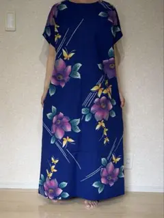 243.浴衣　リメイク　ワンピース　反物から