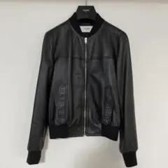 CELINE HOMME 19SSセリーヌ レザーブルゾン 48 黒 テディ セリーヌ CELINE CELINE レザージャケット 968H.2EK13. 38CR
