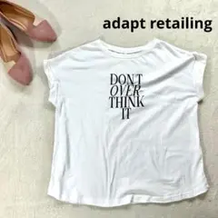 【アダプトリテイリング】M 半袖 プリントTシャツ カットソー ホワイト