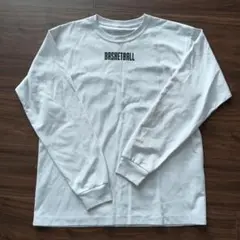 バスケットボール ロングスリーブTシャツ ホワイト