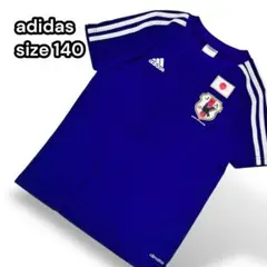 アディダス キッズ サッカー日本代表ユニフォーム 半袖 速乾Tシャツ【140】青