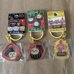 ちいかわ　ご当地キーホルダー　うさぎ　熊本限定コンプリート　熊本城　すいか