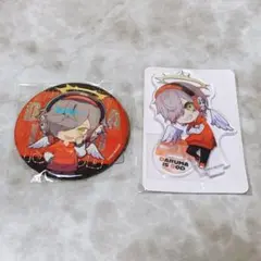だるまいずごっど　缶バッジ　アクスタ