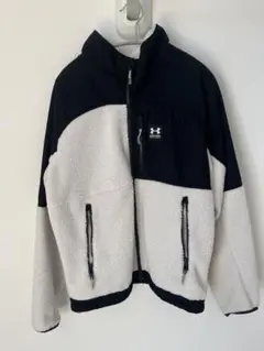 UNDER ARMOUR フリースジャケット ブラックアイボリー