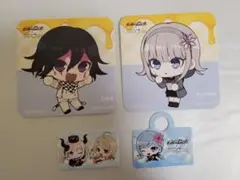 ダンガンロンパ レインコード コラボ カフェ 缶バッジ 赤松楓セット ダンガンロンパシリーズ』めつぶしあんこさんイラスト 赤松 楓