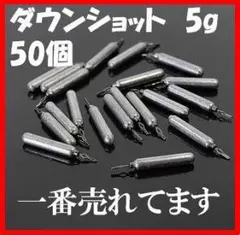ダウンショット シンカー 5g 50個入り 釣り フック フリーリグ