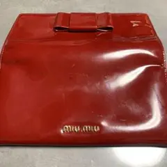 miu miu 赤長財布