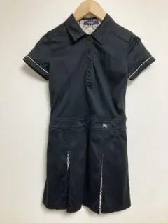 BURBERRY LONDON 半袖ワンピース　黒　140A【YK0430】