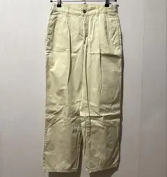 90-00s EDWIN　2タックトラウザーパンツ　28インチ　イエロー　希少