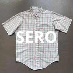 【90s】SERO セロ チェック半袖シャツ ブルックスブラザーズ