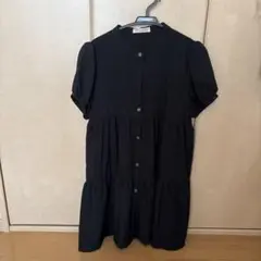 AIRLY momo 半袖ワンピース 160 黒