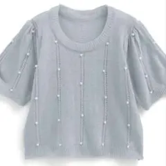GRL パールニットトップス【 at2265 】