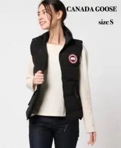 ほぼ未使用✨CANADA GOOSE ベスト ダウンジャケット 黒 S