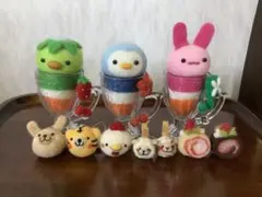 羊毛フェルト置物とストラップ　バラ売り不可