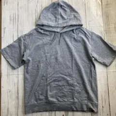 GU ＊ プルオーバー パーカ 5分袖