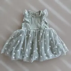 H&M ミントグリーン ワンピース 12-18M