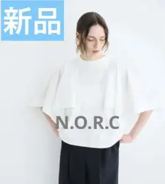 NORCタイプライターハンカチスリーブトップス新品今季新作2025