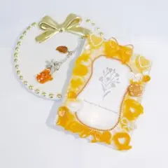 #35 トレカケースデコ POP オレンジ
