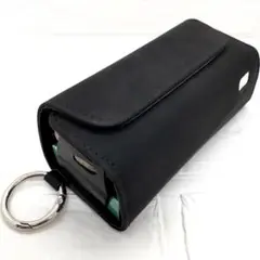 ★アイコス イルマ i ケース iqos iluma用 カラビナ スエード 黒２