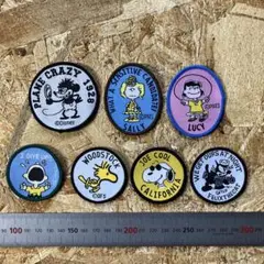 スヌーピー ワッペン 8枚セット