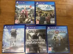 プレイステーション4、ソフト5本セット