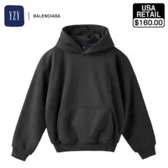新品 M YZY GAP balenciaga SHRUNKEN HOODIE