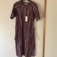【未使用】 ルームウェア ワンピース M〜L 日本製 綿100% シニア向き
