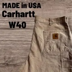 USA製 Carhartt ダックペインターパンツ ビックサイズ W40 L32