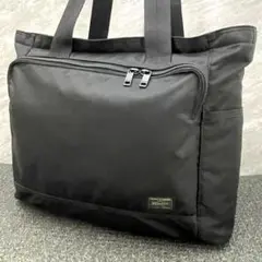 未使用級✨ポーター フラッシュ トートバッグ 黒 現行タグ689-05948