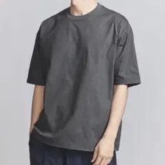 ［B&Y ポンチ フォルム ショートスリーブ Tシャツ 灰色 L］グレー
