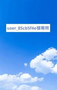 user_85cb5f4e様