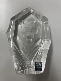 MALERAS モーレロース クリスタルガラス 虎