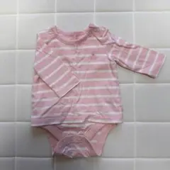baby GAP ピンク ストライプ ボディスーツ 0-3ヶ月