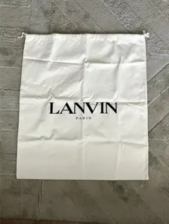 LANVIN ランバン　バッグ保管袋　ロゴ入り　キャンバス製