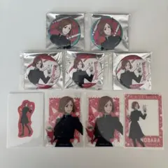 呪術廻戦　ドンキ　釘崎野薔薇　缶バッジ　クリアカード　ステッカー