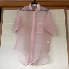 #シアーシャツ#ピンク#春夏