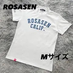ロサーセン　モックネック　半袖シャツ　カットソー　ホワイト　Mサイズ
