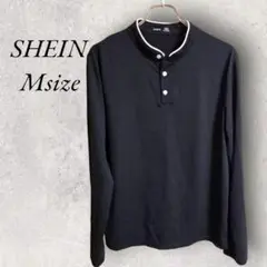 シーイン カットソー 黒 Mサイズ ポリエステル コットン