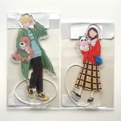 【2点セット】志摩聡介・岩倉美津末／スキップとローファー 冬服 アクリルスタンド