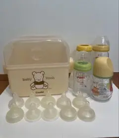 Combi除菌じょーず、Pigeon 哺乳瓶セット