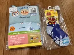 【新品未使用】アンパンマン トイレトレーニング下着 95cm 2枚組　くつ下