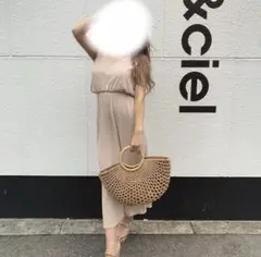 Ambient アンビエント 美品、ノースリーブロングワンピース
