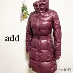 add アデデ ダウン ロングジャケット