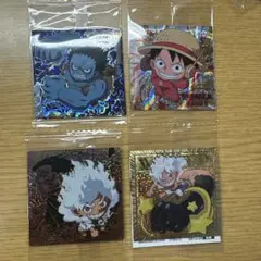 ワンピースウエハースシール(ルフィ4種)