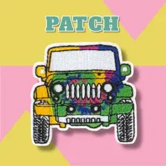 ✳︎刺繍ワッペン✳︎Jeep風な車のワッペンB✳︎
