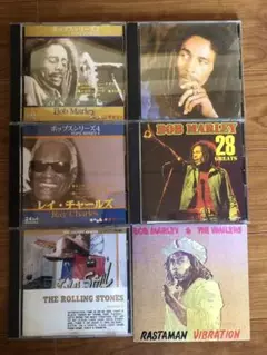 ボブ・マーリィ/ベスト28 CD セット 6枚 ローリングストーンズ など