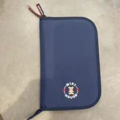 MIKI HOUSE 母子手帳ケース ネイビー