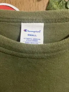 Champion オリーブグリーン Tシャツ S