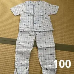 チェック柄パジャマ　100センチ